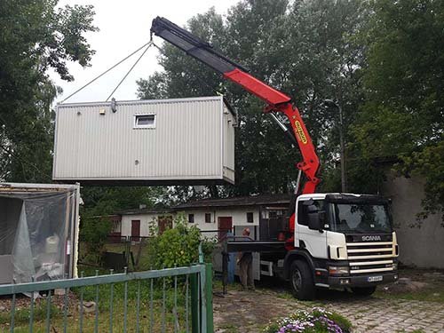 Scania dźwig - grafika